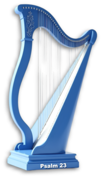 Psalm 23 on the Harp
